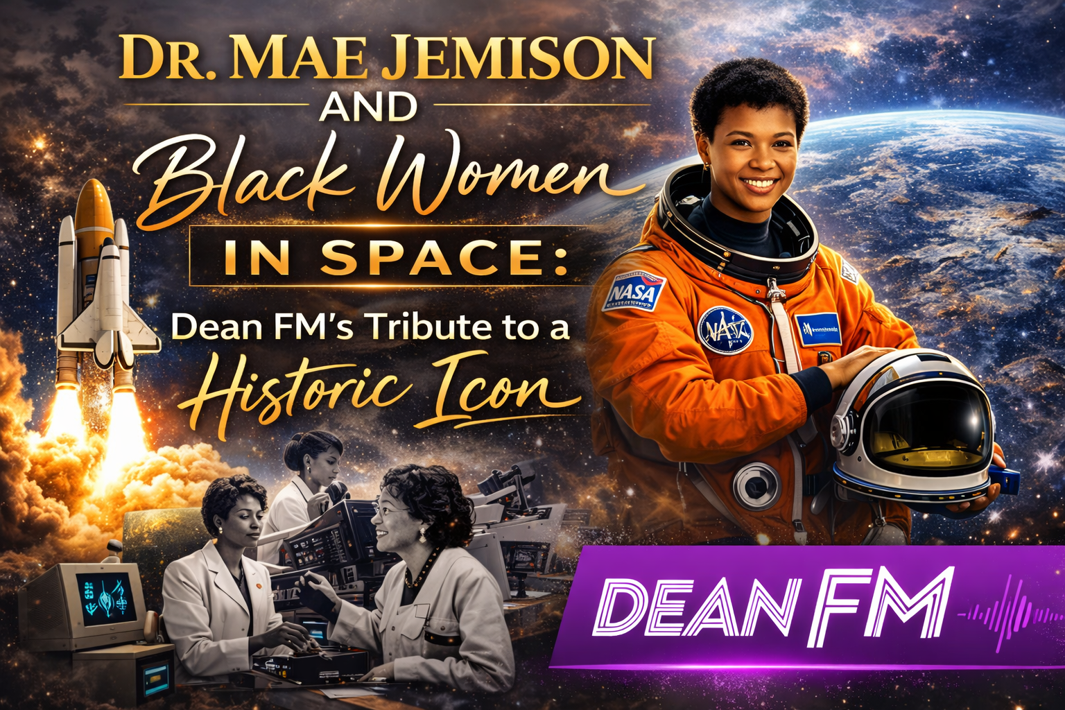 First Black Woman in Space: Dr Mae Jemison: Dean FM’s Tribute to a Historic Icon