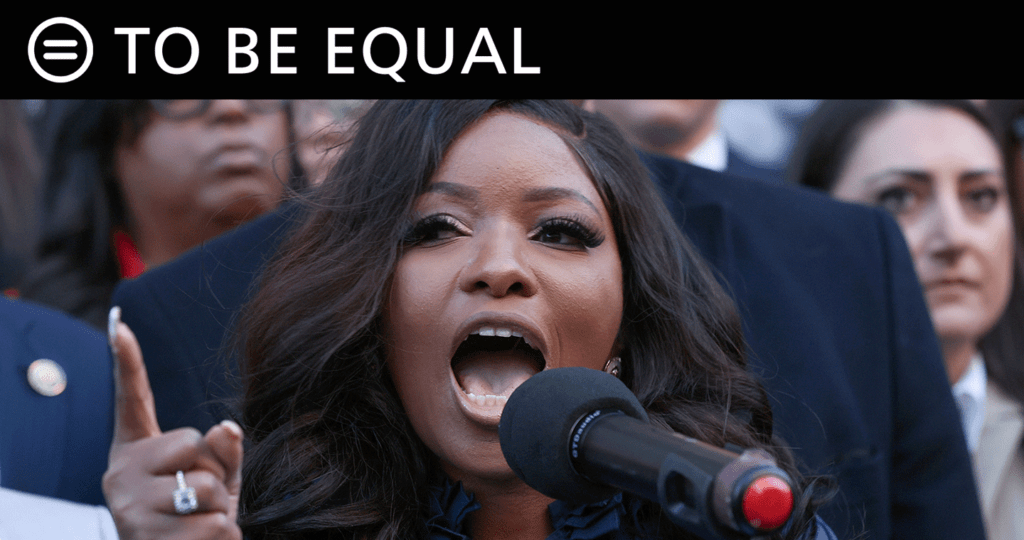 Jasmine Crockett Reaction addressing political issue in Congress